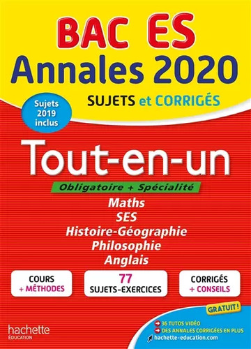 Annales bac 2020 tout un - annales, tout-en-un