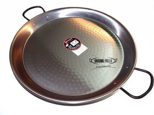 Poele paella acier - paella, poli