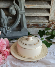ANCIEN POT A BEURRE EMAILLE