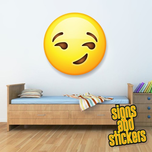 Emoji happy wink géant grand