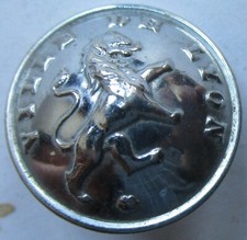 Bouton bombé métal argenté