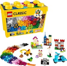 LEGO Classic 10698 Boîte de Briques Créatives Deluxe avec Roues et Fenêtres
