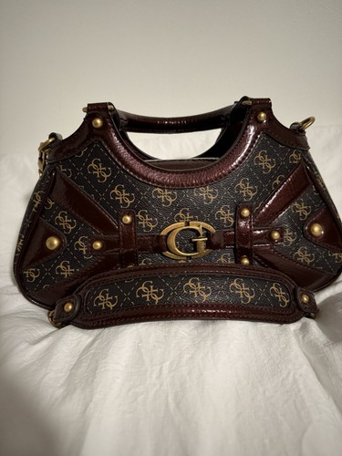 Guess logo satchel purse - purse, &