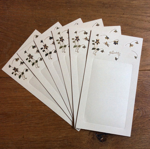 Anciens menus 1900 violettes - 6,