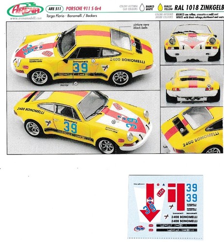 Decal porsche 911 s size - decal,
