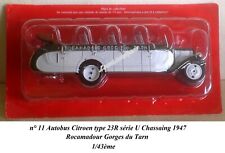 Autobus n° 11 Citroen type 23R série U Chassaing 1947 Rocamadour 1/43ème