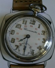 Antique Swiss CHRONOMETRE Silver Pocket Watch