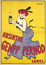 AFFICHE POSTER ABSINTHE GEMPP