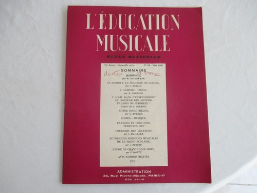 éducation musicale - l’,