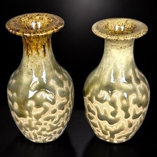 Paire vases grès - paire,
