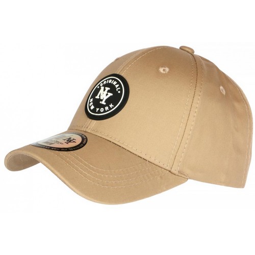 Casquette beige ecusson - ny,