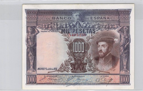 Espagne 1000 pesetas 1925 - espagne,