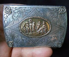 BOITE ARGENT VERMEIL  7,8 cm