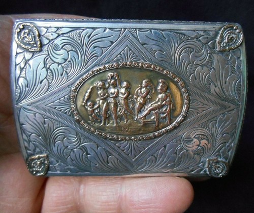 Boite argent vermeil 8 - vermeil, cm