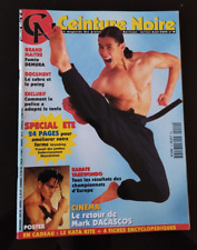 CEINTURE NOIRE n°10 du 7/2000; Taekwondo Karaté/ Fumio Demura/ Mark Dacascos