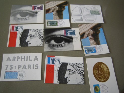 Lot cartes 1er jour 1975 - lot,