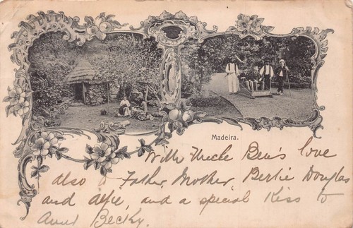 Carte postale 1903 madeira - postale, de