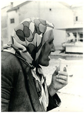 Une femme âgée  Vintage