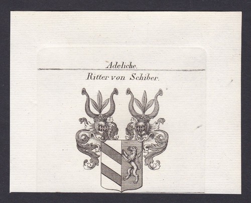 Schiber chevalier armoiries - schiber,