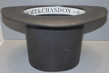 - ANCIEN SAUT A CHAMPAGNE MOET et CHANDON CHAPEAU HAUT DE FROME NOIR  XXe    D