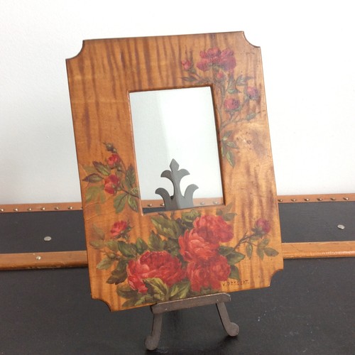 Cadre ancien bois peint - ancien, et