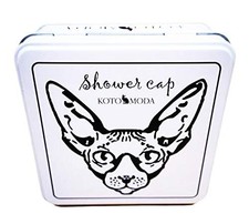 Bonnet de douche pour chats