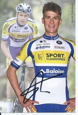 TDF    CYCLISME autographe " ALEX   COLMAN   team  VLAANDEREN