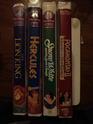 Walt disney vhs collection - disney,