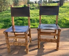 Paire de chaises espagnoles en