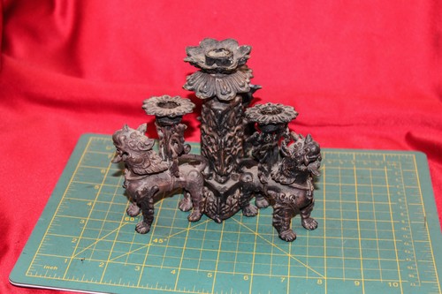 Asian antique candelabra - candelabra, foo