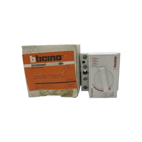 Bticino e74 380vac - bticino, 63a