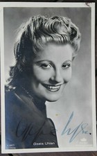 34735 Photo Ross Éditeur Autographe AK Film Actrice GISELA UHLEN Vers 1940