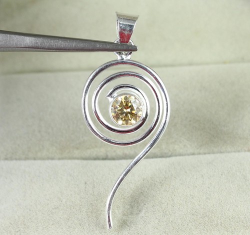 Pendentif solitaire diamant - solitaire,