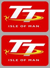 2 X STICKERS TT TOURIST TROPHY
