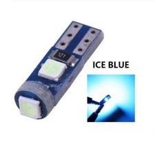 Ampoule T5 LED W1.2 Bleu glacial Canbus Veilleuse SMD Miroirs lampe tableau bord