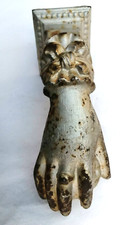 ancien heurtoir en fonte main