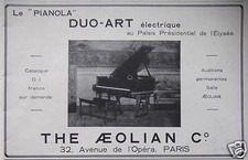 PUBLICITÉ THE AEOLIAN LE
