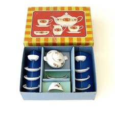 Ancien Jouet DINETTE en Porcelaine Service de table modèle oiseau Made in GDR