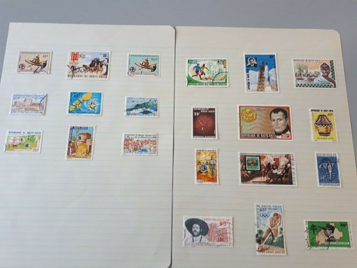 Timbres haute volta lot - haute-volta,
