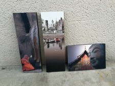 Triptyque tableau photographie Thai