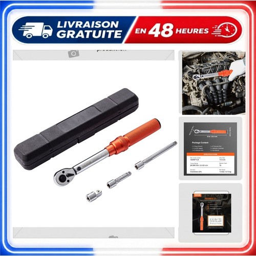 Clé dynamométrique vevor 4 - clé,