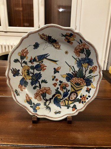 Assiette faïence décor