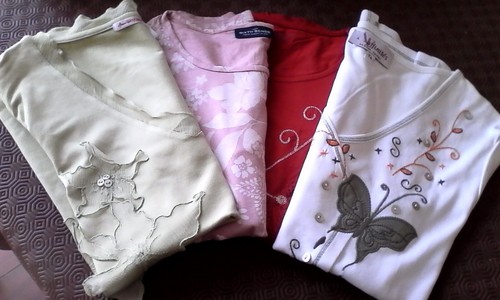 Lot shirts femme - t-shirts,