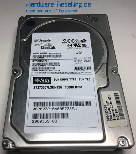 Sun seagate cheetah 73gb u320 - cheetah,