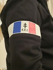 Brassard Tissu Blanc FFI WW2 Reproduction Resistance Francaise France Libre 