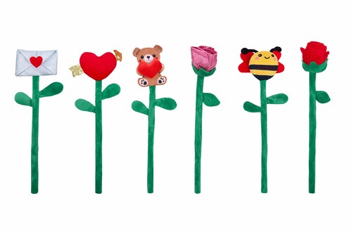 Pièces peluches fleurs - 6,