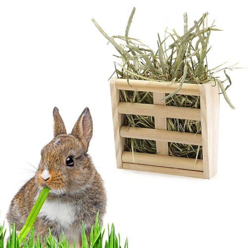 cage bois lapin
