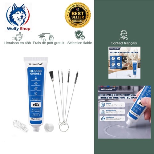 Graisse silicone 30g pour - silicone,