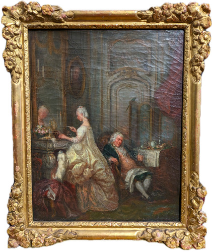Intérieur avec figures - avec,