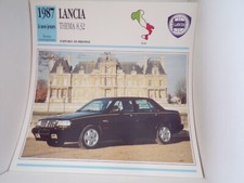 FICHE carte CARD voiture car